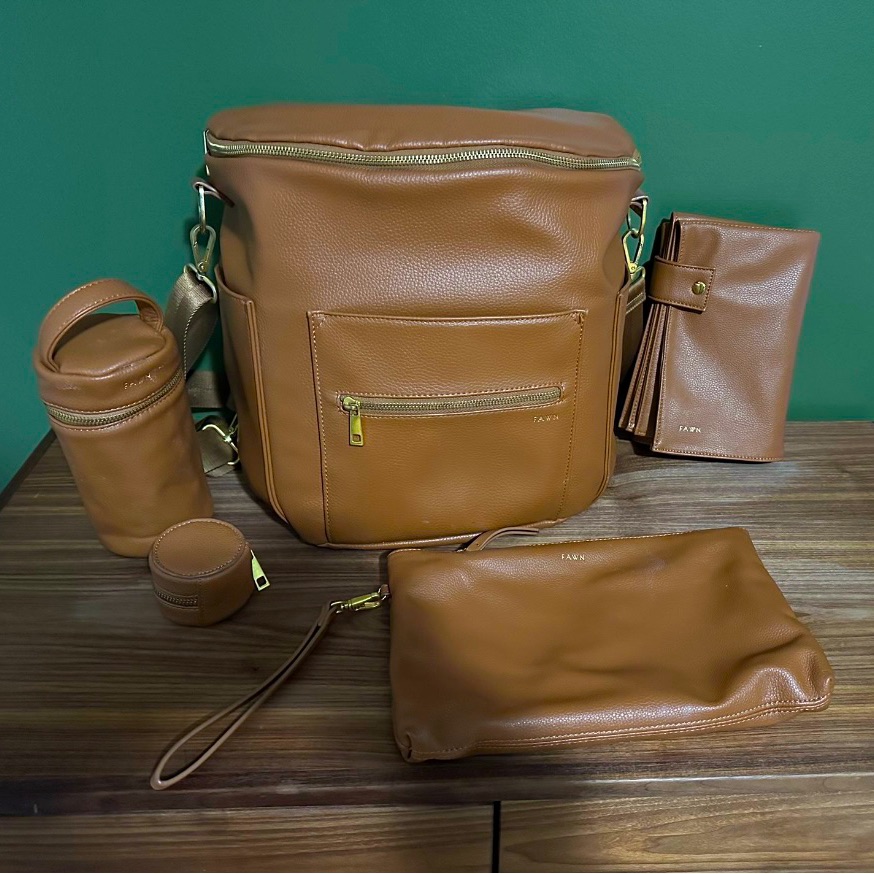 Fawn Design Diaper Bag And Accessories
